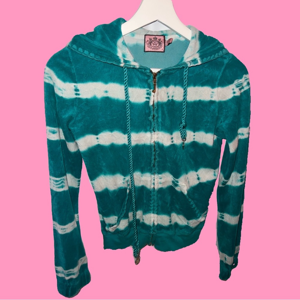 Juicy couture tie dye zip up